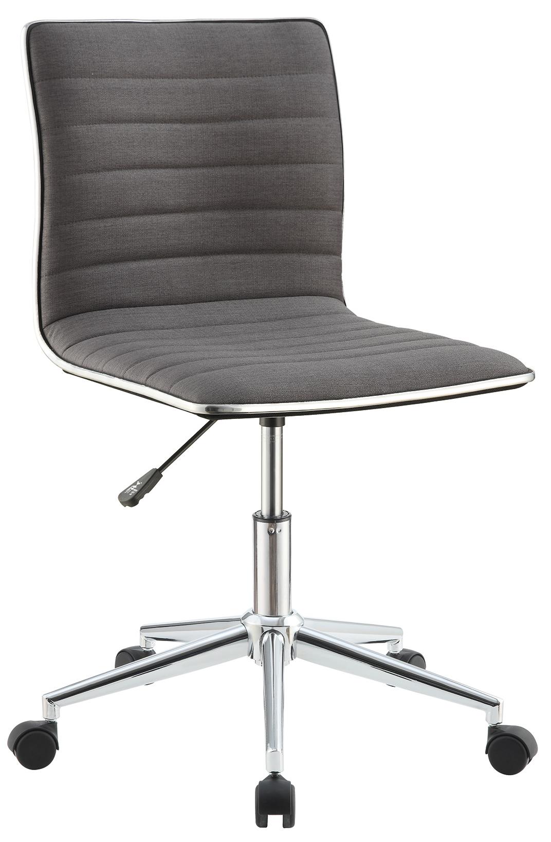 Coaster Office Chairs Sleek Office Chair with Chrome Base Dream Home